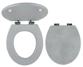 WC sedátko, MDF s potiskem, panty kov-chrom