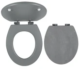 WC sedátko, MDF s potiskem, panty kov-chrom