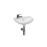 Umývátko Lyra Plus Bílá/s 1 otvorem pro baterii vlevo H8153810001051 náhledová fotka produktu