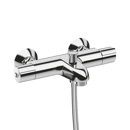 Vanová nástěnná termostatická baterie bez sprchové sady, chrom Deep by Jika Chrom H3231U70044001