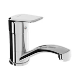 Dřezová stojánková baterie, otočné výtokové raménko 143 mm, chrom Talas Trendy Chrom H3512E10042201 náhledová fotka produktu