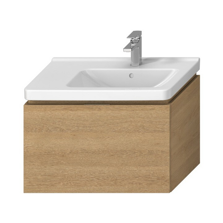 Skříňka pod asymetrické umyvadlo 750x450 mm, 1-2 zásuvky Cubito pure Dub H40J4253015191