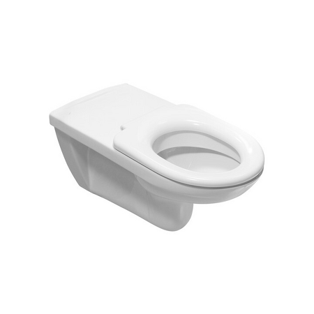 Závěsný klozet, prodloužená délka, horizontální odpad Deep by Jika Bílá H8206420000001