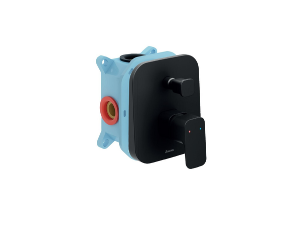 TD F 065.20 Podomítková s přepínačem pro R-box, černá