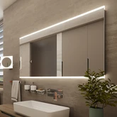 LED zrcadlo 1200x700 s dotykovým senzorem náhledová fotka produktu