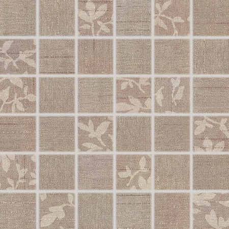Textile, WDM05103, mozaika, 5 x 5 cm, hnědá