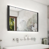 Černé LED zrcadlo 1000x600 s dotykovým senzorem náhledová fotka produktu