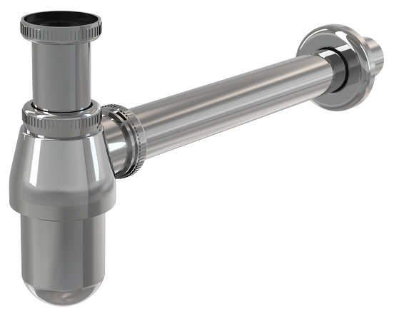 Sifon umyvadlový DN32 s převlečnou maticí 5/4", kov