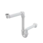Prostorově úsporný umyvadlový sifon DN40 s převlečnou maticí 5/4" náhledová fotka produktu