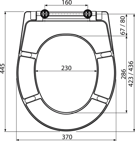 WC sedátko Duroplast