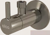 Ventil rohový s filtrem 1/2"×3/8", NICKEL-kartáčovaný mat