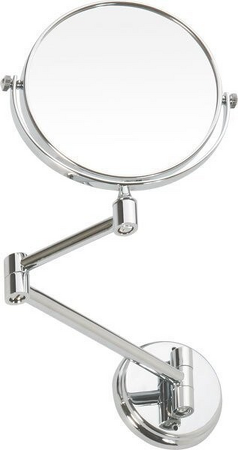 X-ROUND E závěsné kosmetické zrcátko průměr 150mm, chrom