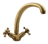 ANTEA stojánková dřezová baterie, výška 265mm, bronz náhledová fotka produktu