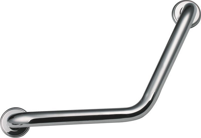 Madlo zahnuté 370x230x80mm, leštěný nerez