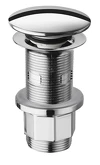 Umyvadlová výpust 5/4“, click-clack, velká zátka, tl.10-80mm, ABS/chrom náhledová fotka produktu