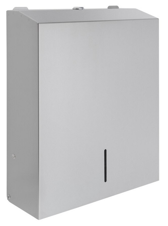 Zásobník na papírové ručníky 285x370x105mm, broušený nerez
