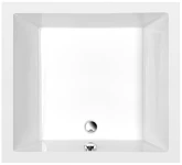 DEEP hluboká sprchová vanička, obdélník 100x90x26cm, bílá náhledová fotka produktu