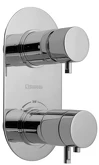 RHAPSODY podomítková sprchová termostatická baterie, 2 výstupy, chrom náhledová fotka produktu