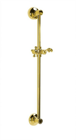 ANTEA sprchová tyč, posuvný držák, 670mm, zlato