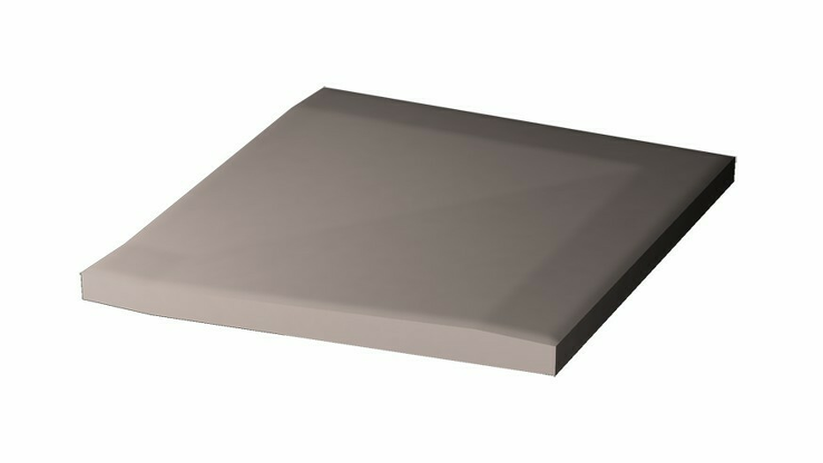 Taurus Color, TTR12006, bezbariérová tvarovka rohová, 10 x 10 cm, 06 Light Grey