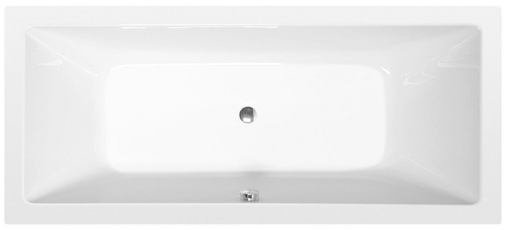 Polysan - KRYSTA obdélníková vana 180x70x39cm, bílá