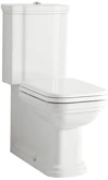 WALDORF WC kombi, spodní/zadní odpad, bílá-chrom náhledová fotka produktu