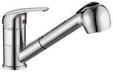 AQUALINE 40 stojánková dřezová baterie s výsuvnou sprškou, chrom náhledová fotka produktu