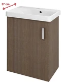 THEIA umyvadlová skříňka 51x70x35cm, 1x dvířka, levá, borovice rustik náhledová fotka produktu