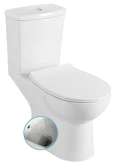 KAIRO WC kombi s bidet. sprškou, zadní odpad, bílá náhledová fotka produktu