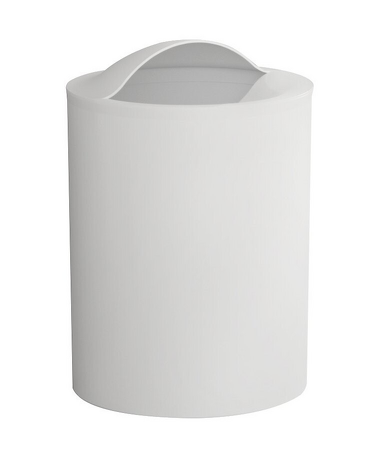 EYE odpadkový koš, 6 l, plast ABS, bílá