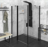 Zoom Line Black obdélníkový sprchový kout 1300x900mm L/P varianta náhledová fotka produktu