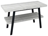 TWIGA umyvadlový stolek 120x72x50 cm, černá mat/dub starobílý náhledová fotka produktu