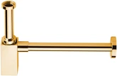 Umyvadlový sifon 5/4", odpad 32 mm, hranatý, zlato náhledová fotka produktu
