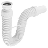 FLEXY umyvadlový sifon 5/4", odpad 40 mm, bílá náhledová fotka produktu