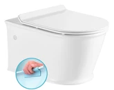 GALIA závěsná WC mísa, Rimless, 37x54,5 cm, bílá náhledová fotka produktu