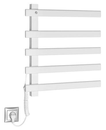 ELCOR elektrický sušák ručníků 480x520x50mm, 85W, bílá mat