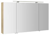 RIWA galerka s LED osvětlením, 3x dvířka, 121x70x17cm, jilm bardini náhledová fotka produktu