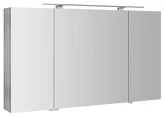 RIWA galerka s LED osvětlením, 3x dvířka, 121x70x17cm, dub stříbrný náhledová fotka produktu