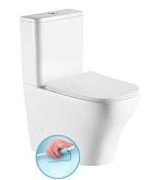 BELLO RIMLESS WC kombi, spodní/zadní odpad, bílá náhledová fotka produktu