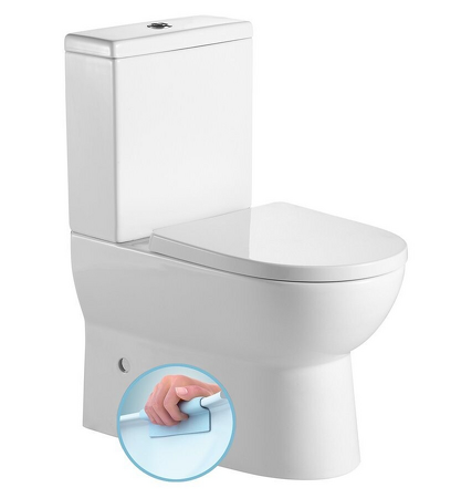 JALTA WC kombi, Rimless, spodní/zadní odpad