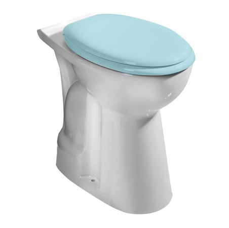 HANDICAP Mísa WC kombi, zvýšený sedák, spodní odpad, bílá