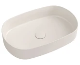 INFINITY OVAL keramické umyvadlo na desku, 55x36 cm, ivory náhledová fotka produktu