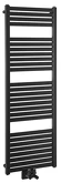 TONDI otopné těleso rovné 450x1330 mm, středové připojení, černá mat náhledová fotka produktu
