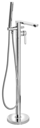 SEMA vanová baterie s připojením do podlahy, výška 860 mm, chrom