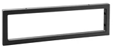 Podpěrná konzole 440x150x20mm, lakovaná ocel, černá mat, 1 ks náhledová fotka produktu