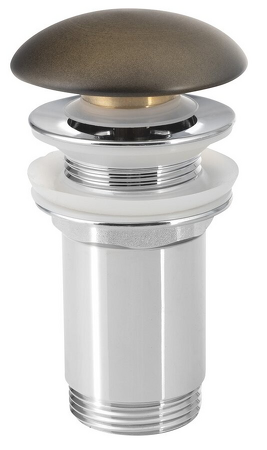 PRIORI umyvadlová výpust 5/4“, click-clack, bronz
