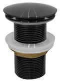 AURUM umyvadlová výpust 5/4“, click-clack, antracit