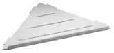 SMART rohová police do spár 297x15x210 mm, leštěná nerez náhledová fotka produktu