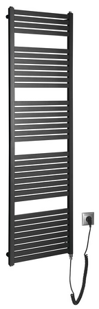 TONDI-E elektrické otopné těleso rovné 450x1690 mm, 600W, černá mat