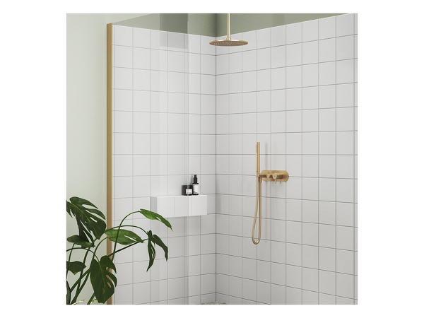 704.61RGB Výtokové rameno stropní 30 cm, mosazné, Rose Gold Brushed